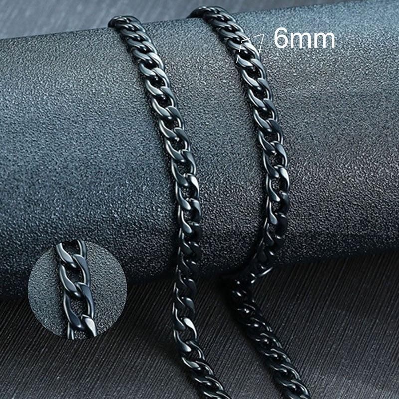 Vnox kubanische Gliederkette aus Edelstahl