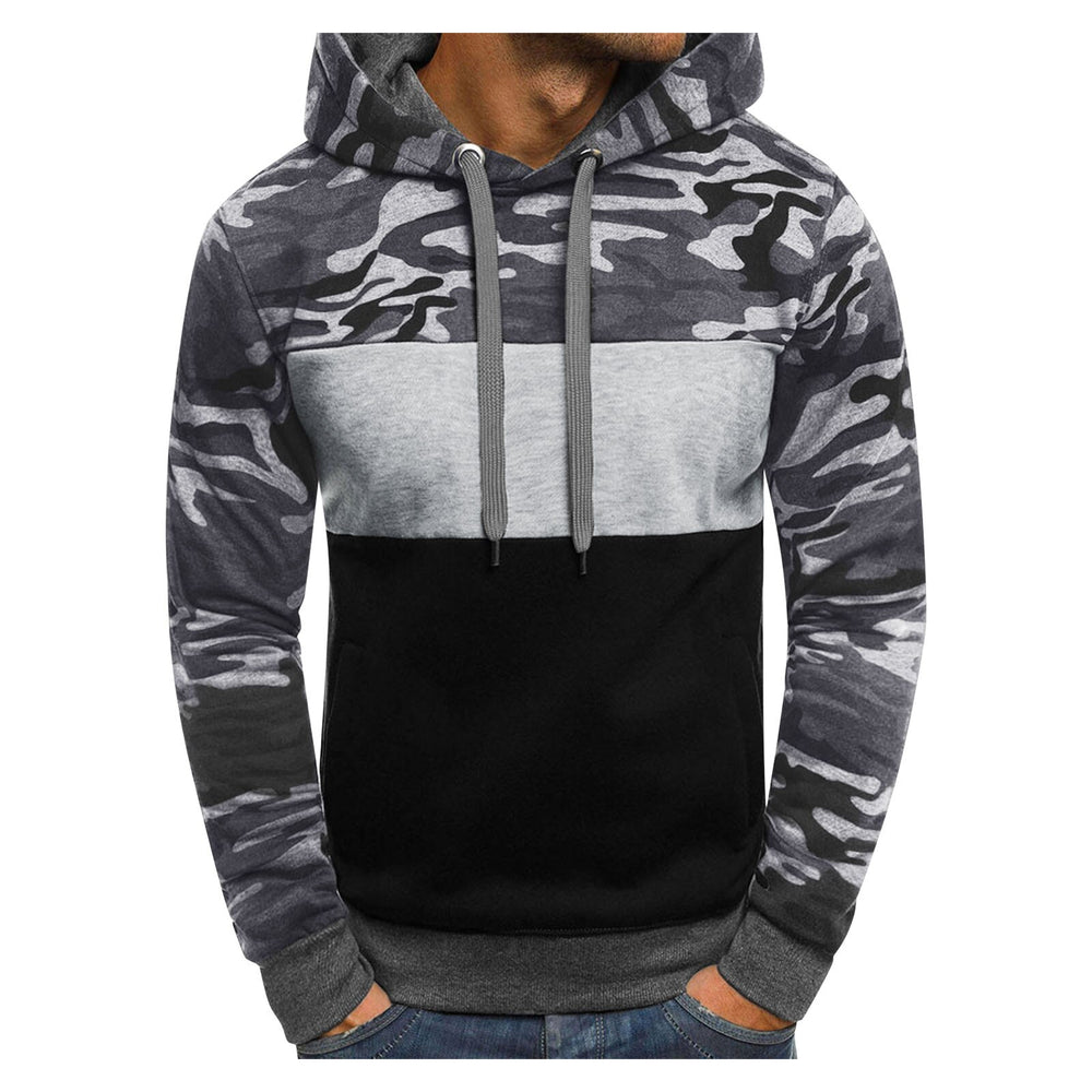 Herren Hoodie Camouflage