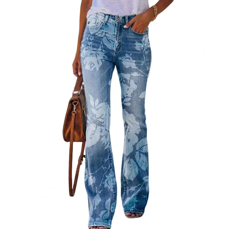 Damen Jeans mit tollen Druck