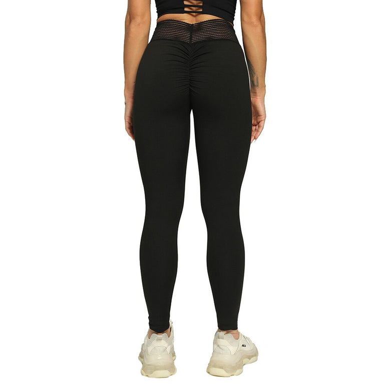 High Waist Seamless Push Up Damen Leggins