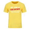 Herren T-Shirt Funny MY JOB IS TOP SECRET