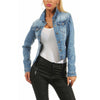 Damen Jeans Vintage Jacke