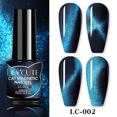 LILYCUTE 7ml 9D Cat Magnetic Gel Nagellack