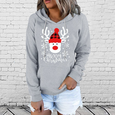 Weihnachtlicher Damen Hoodie in verschiedenen Farben