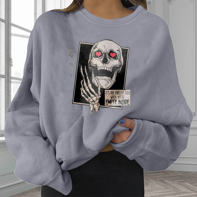 Damen Skull Sweatshirt