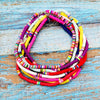 New Design Bohemian Rainbow Heshi Choker Damen Kette