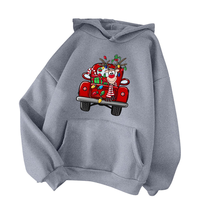 Weihnachtlicher Damen Hoodie in verschiedenen Variationen