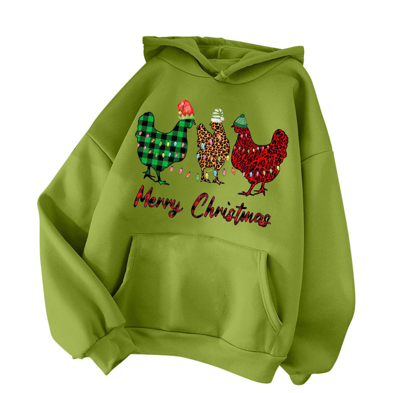 Weihnachtlicher Damen Hoodie in verschiedenen Variationen