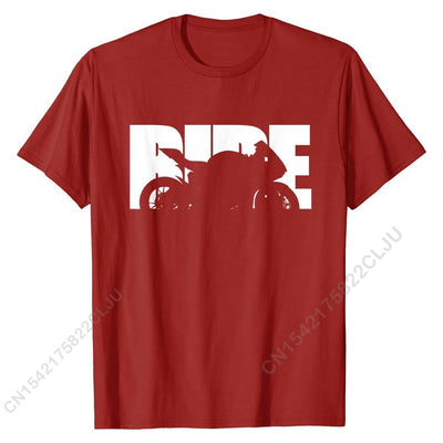 Ride Bike Design T-Shirt für Herren