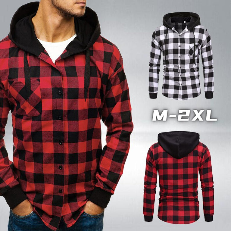 Plaid Sweatshirt für Herren