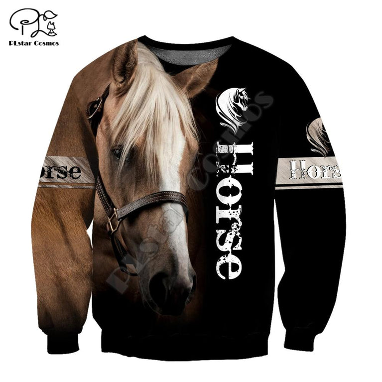 Schönes Pferd Sweatshirt für Herren (Unisex)