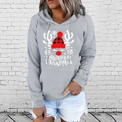 Weihnachtlicher Damen Hoodie in verschiedenen Farben