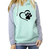 Logo PAW Print Damen Hoodie in verschiedenen Variationen