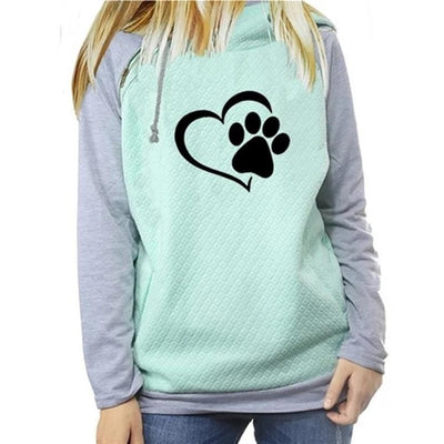 Logo PAW Print Damen Hoodie in verschiedenen Variationen