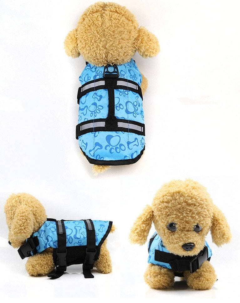 Puppy Rescue Schwimmbekleidung Sicherheitskleidung Weste Schwimmanzug XS-XL