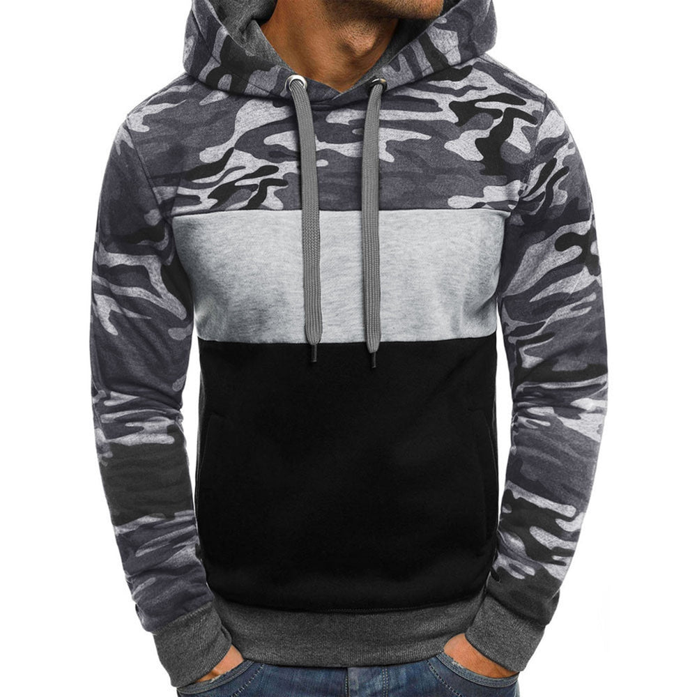 Herren Hoodie Camouflage