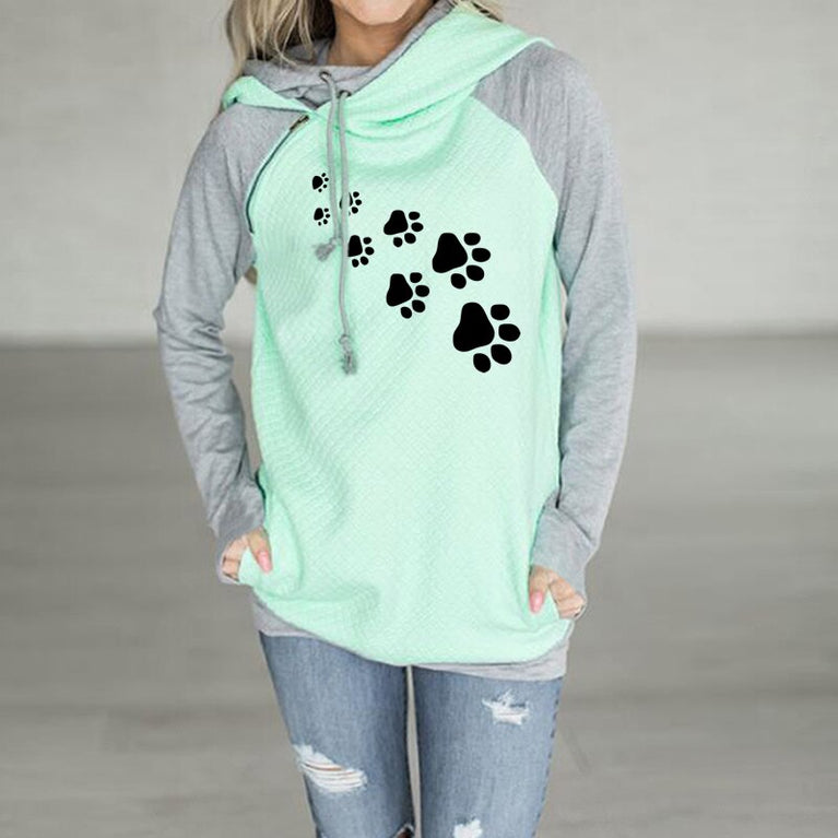 Logo PAW Print Damen Hoodie in verschiedenen Variationen