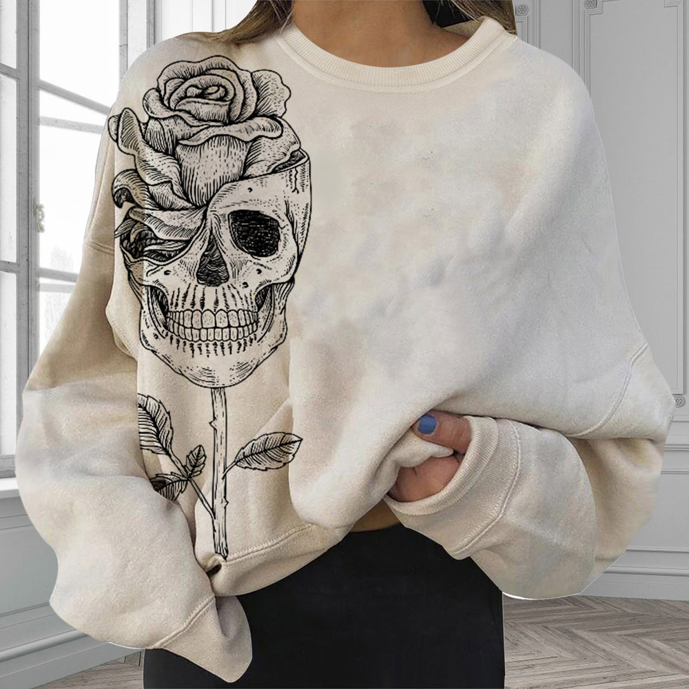 Damen Skull Sweatshirt