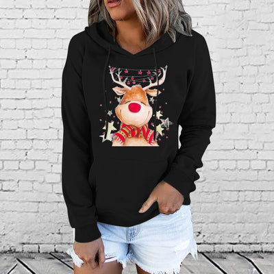 Weihnachtlicher Damen Hoodie in verschiedenen Farben