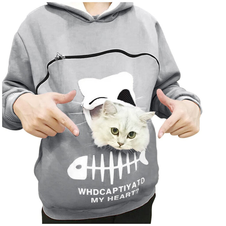 Damen Hoodie für die Katzenliebhaberin