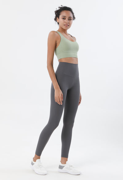 Damen Leggings mit  leichten Push Up Effekt in diversen Farben