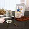 Mr Right Mrs Always Right Paar Kaffeetassen - Keramik Marmor Tassen Set