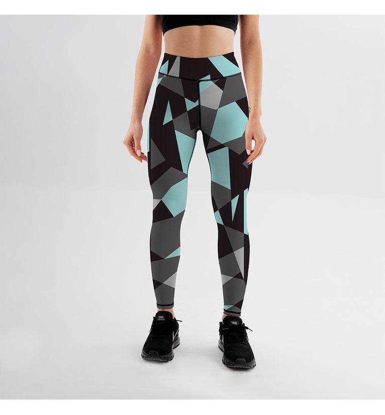 Polygonale Rhombus Damen Leggings, reizvoll und sexy