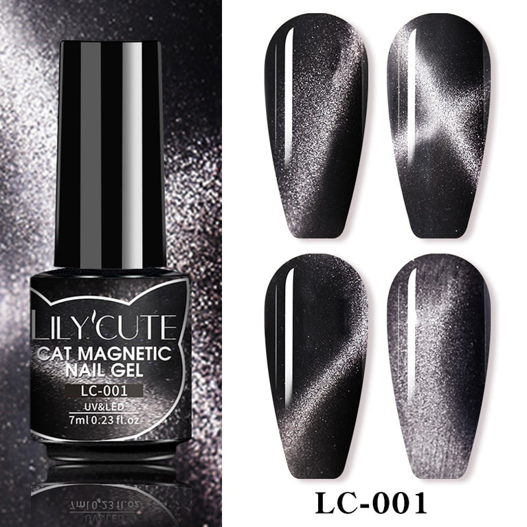 LILYCUTE 7ml 9D Cat Magnetic Gel Nagellack