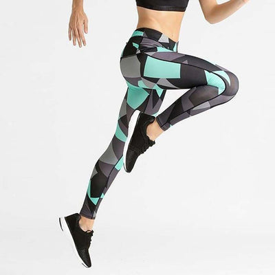 Polygonale Rhombus Damen Leggings, reizvoll und sexy