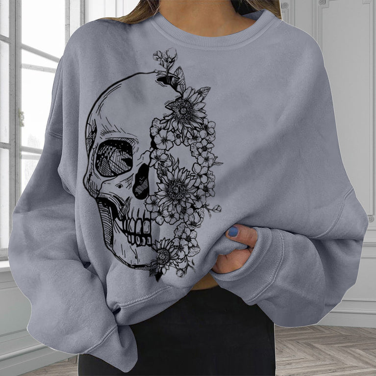 Damen Skull Sweatshirt