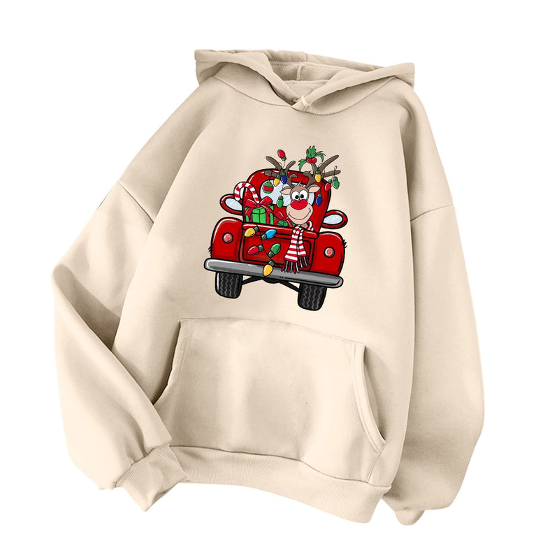 Weihnachtlicher Damen Hoodie in verschiedenen Variationen