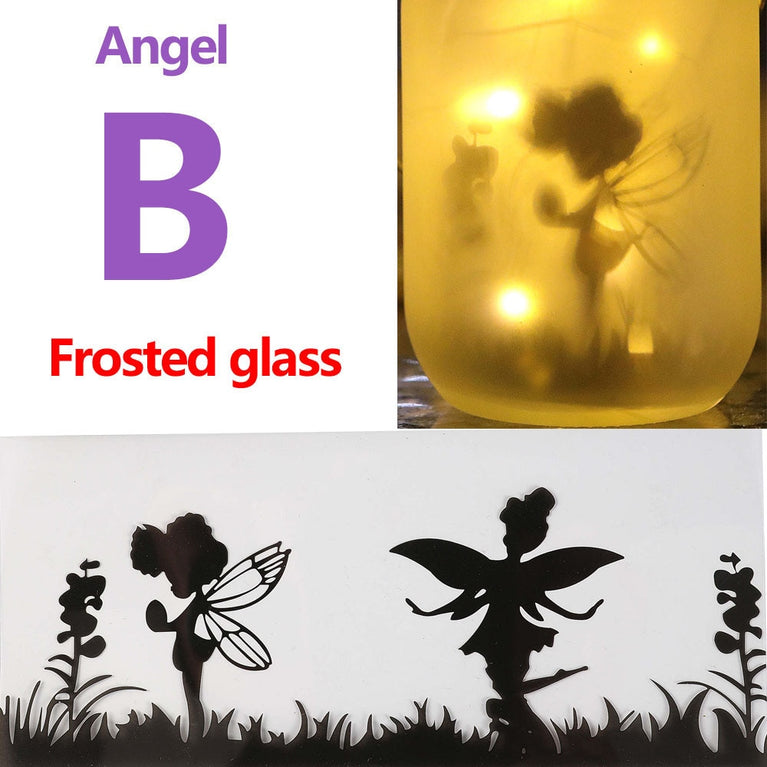 Solar Light Outdoor Fairy Laterne Hanging Glass