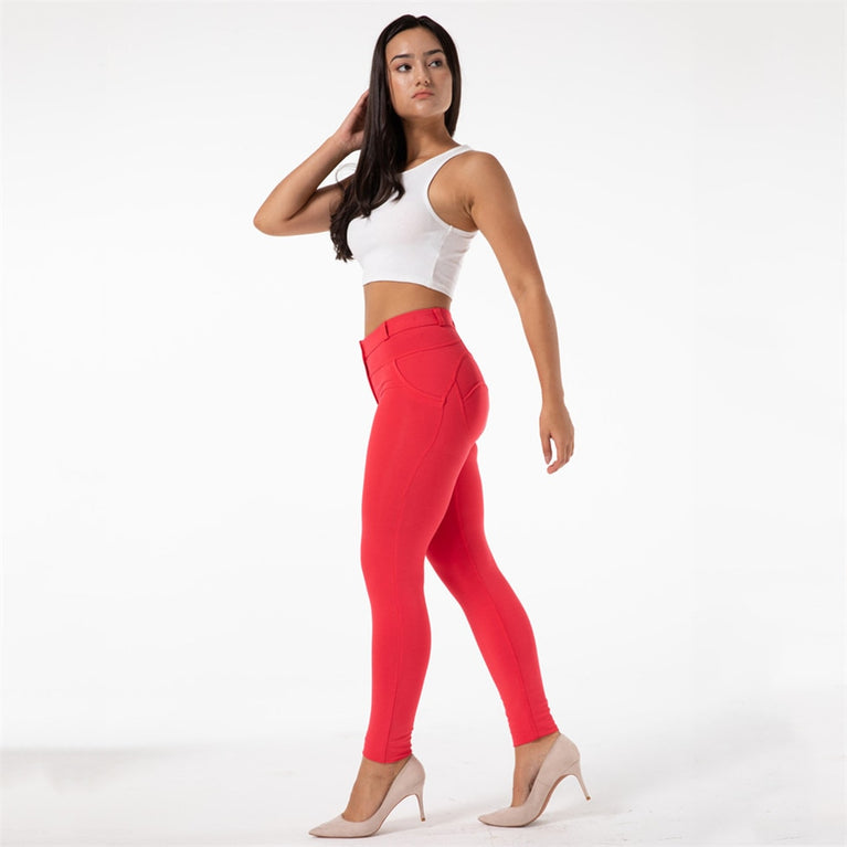 Melody Red Skinny Damen Jeggings