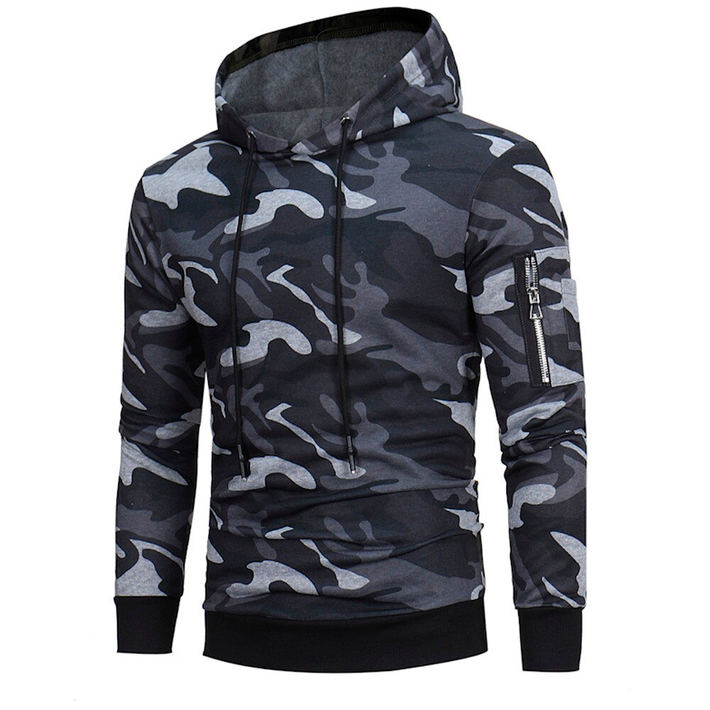 Camouflage Herren Hoodie Hoodie