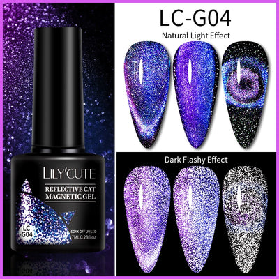 LILYCUTE 7ml 9D Cat Magnetic Gel Nagellack