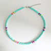 New Design Bohemian Rainbow Heshi Choker Damen Kette