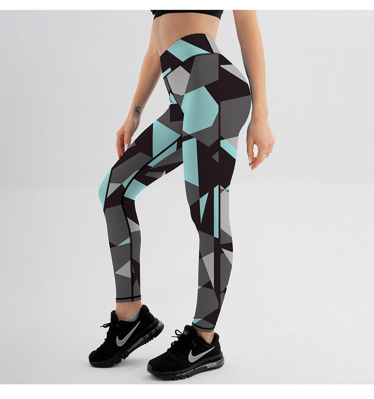 Polygonale Rhombus Damen Leggings, reizvoll und sexy