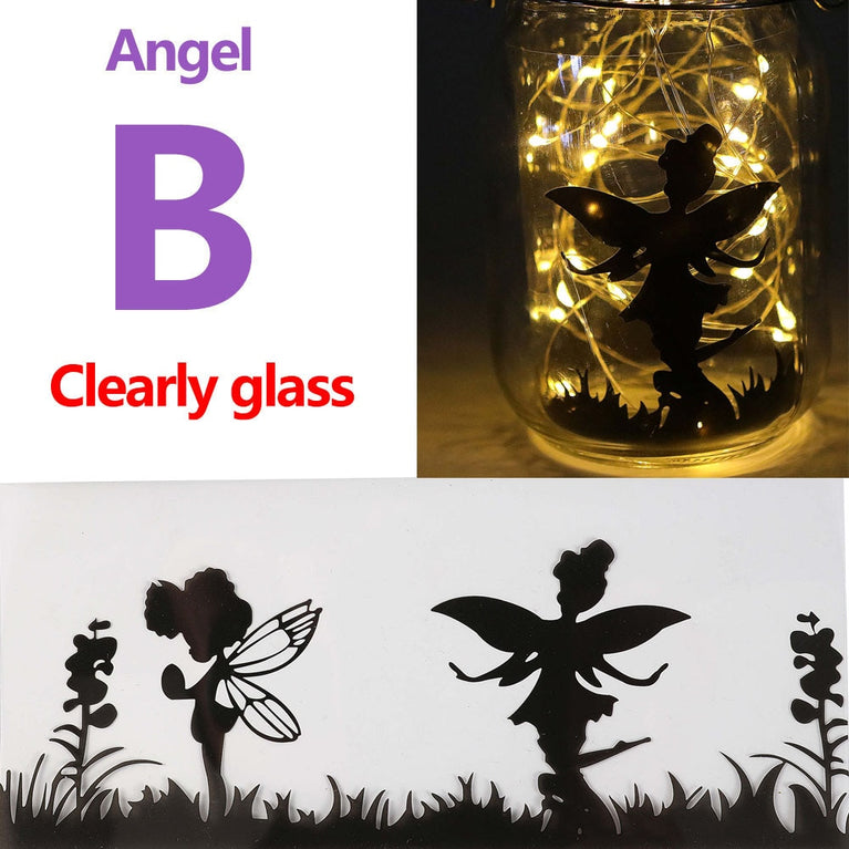 Solar Light Outdoor Fairy Laterne Hanging Glass