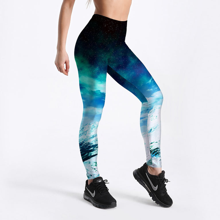 Cartoon Damen Leggings in verschiedenen Motiven