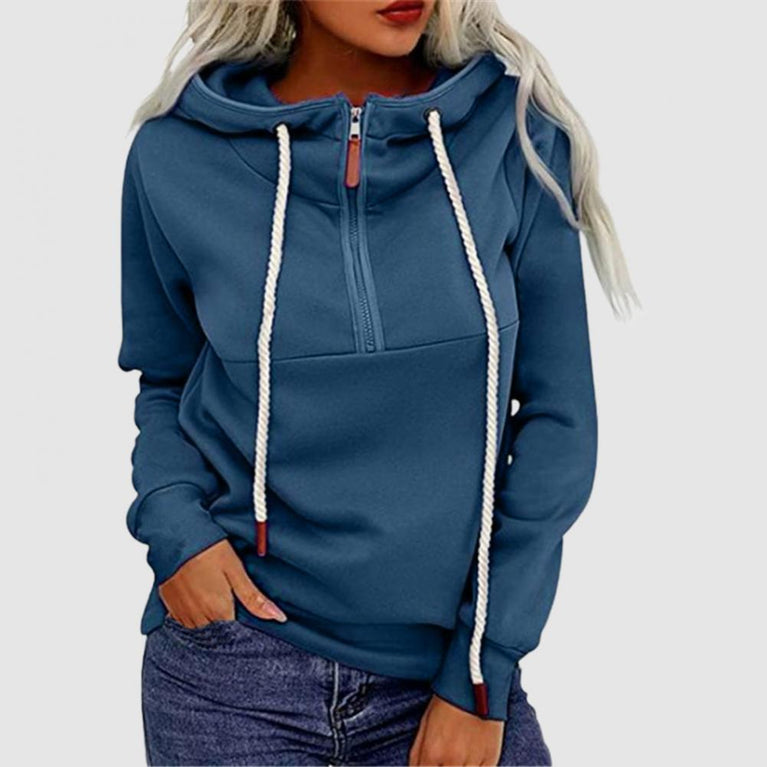 Damen Hoodie mit Reißverschluss