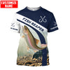 Thunfischfischen Camo T-Shirt für Herren
