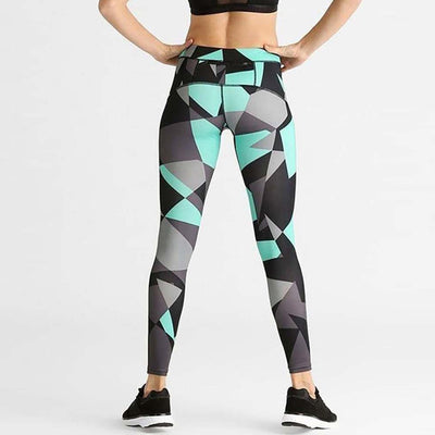 Polygonale Rhombus Damen Leggings, reizvoll und sexy