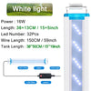 Super Slim LED Aquariumbeleuchtung Wasserpflanzenlicht 18-75CM Erweiterbare wasserdichte Clip-On-Lampe für Aquarien 90-260V