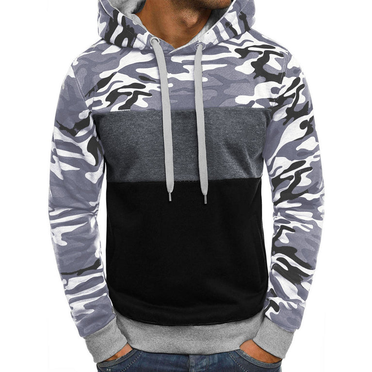 Herren Hoodie Camouflage