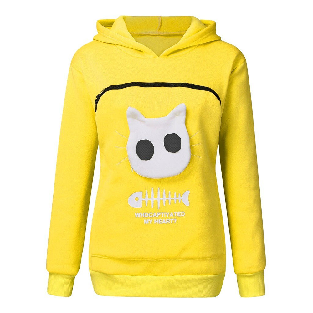 Damen Hoodie für die Katzenliebhaberin