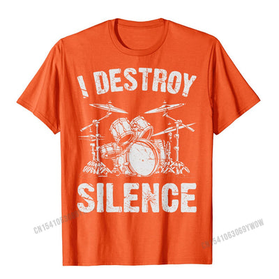 Vintage Drumset T-Shirt für Herren