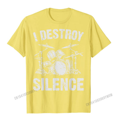 Vintage Drumset T-Shirt für Herren