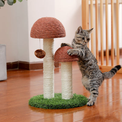 Mushroom Styling Katze Kratzbaum mit Kugeln