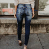 Zerrissene Damen Jeans in leichten Boyfriend Style