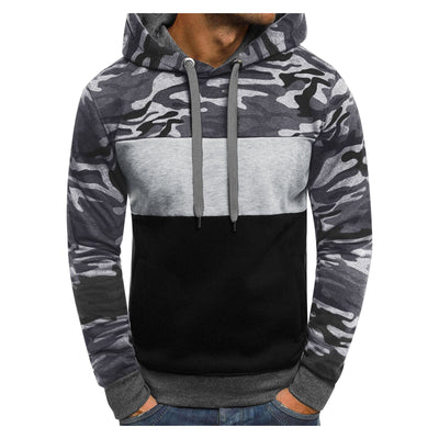 Herren Hoodie Camouflage